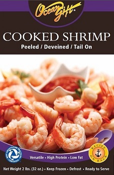 Cooked Shrimp - Peeled / Devined / Tail On